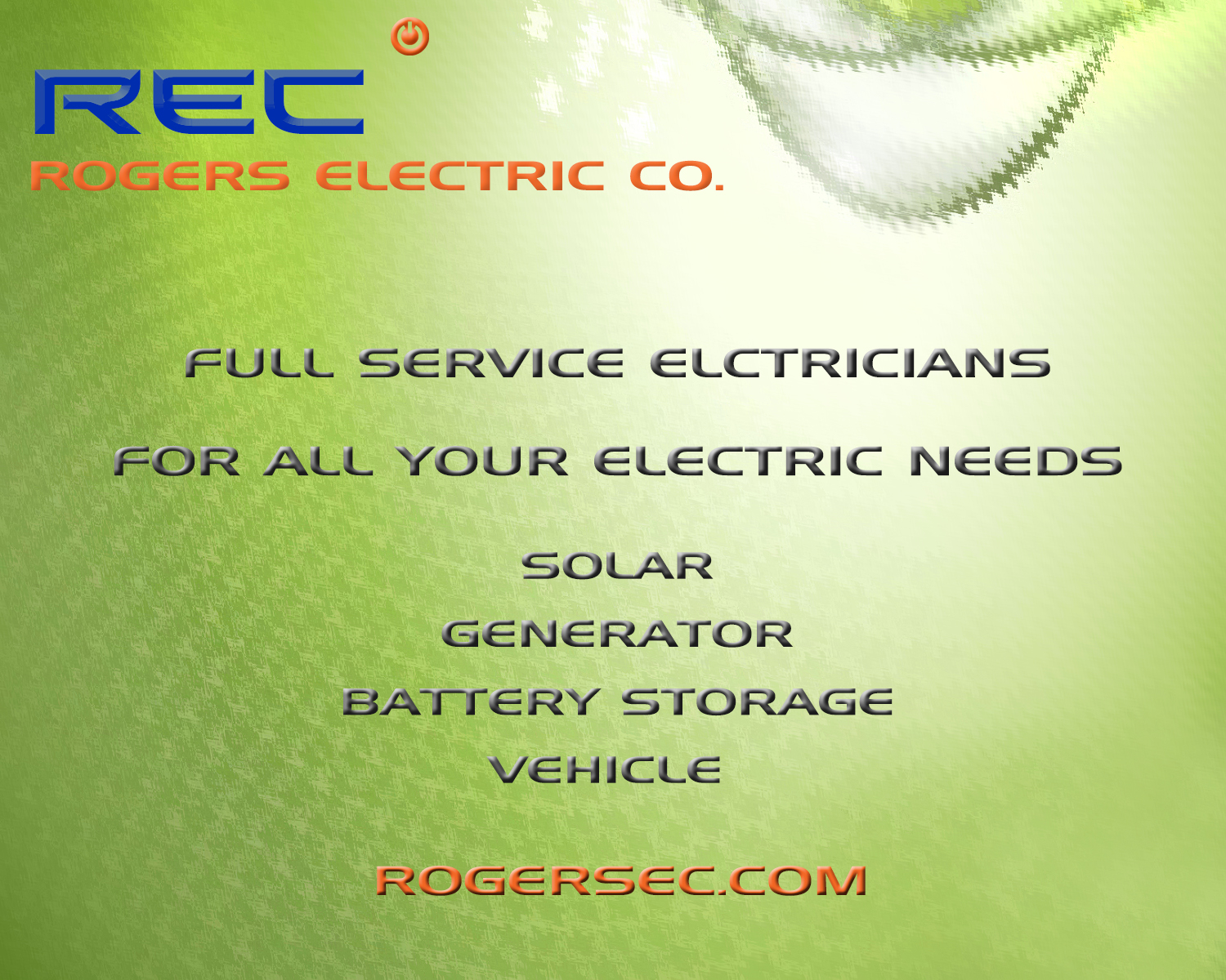 Logo Design by E.Dorranipour for rogers electric co. | Design #10455434