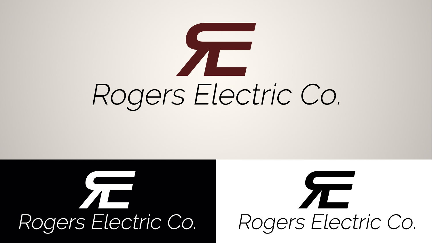 Logo Design by Brent for rogers electric co. | Design #10405616