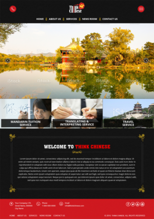 Mandarin tuition, language and travel services | Web-Design von RupalTechno