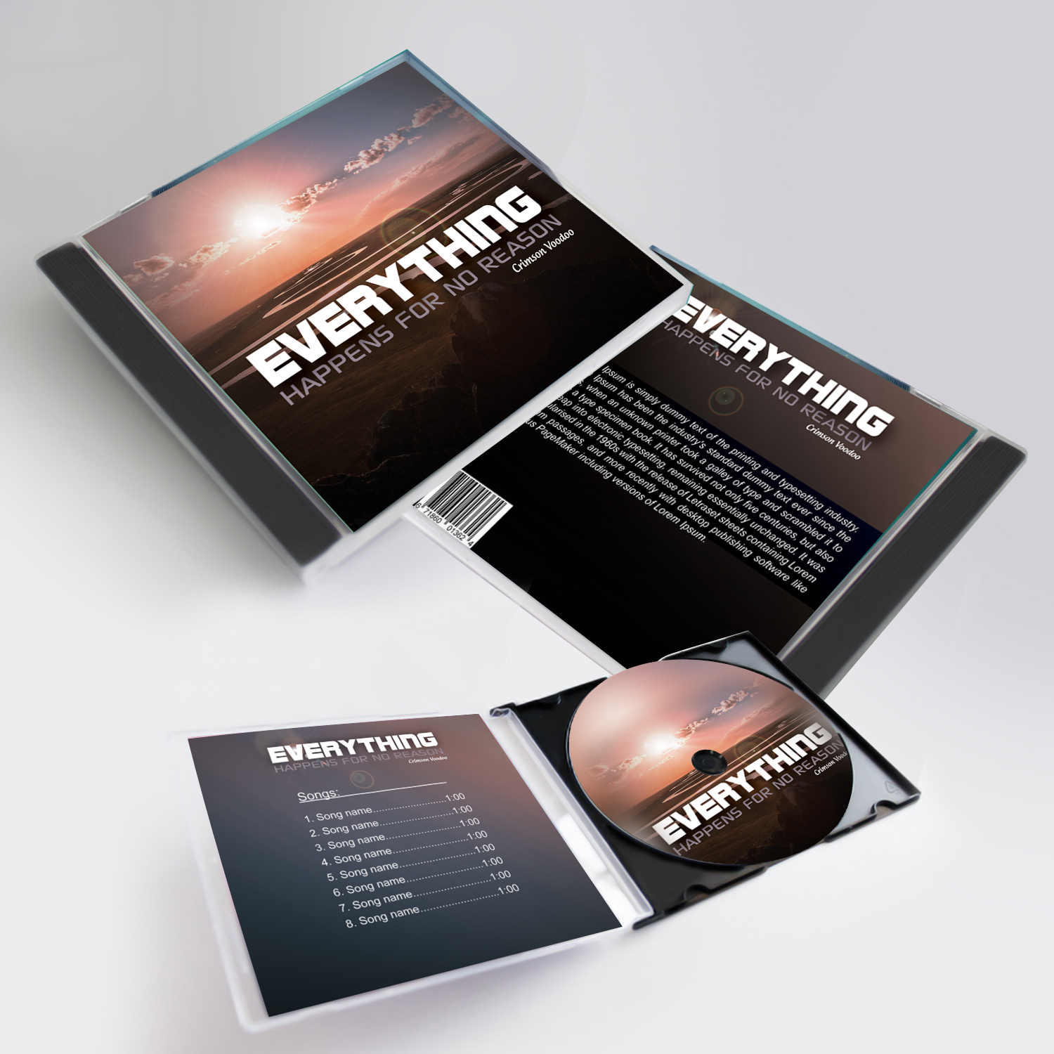 CD Cover Design by Kreative Fingers for this project | Design #10411278