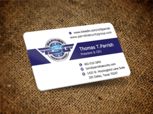 Business Card Design by Lanka Ama for Parrish Security Group | Design: #10424667