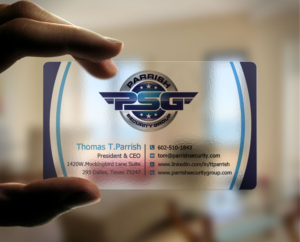 Business Card Design by Lanka Ama for Parrish Security Group | Design: #10424670