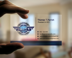 Business Card Design by Lanka Ama for Parrish Security Group | Design: #10424679