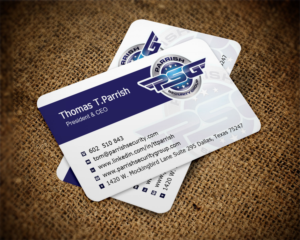 Business Card Design by Lanka Ama for Parrish Security Group | Design: #10424680