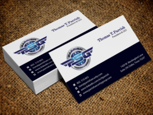 Business Card Design by Lanka Ama for Parrish Security Group | Design: #10424687