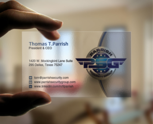 Business Card Design by Lanka Ama for Parrish Security Group | Design: #10424691