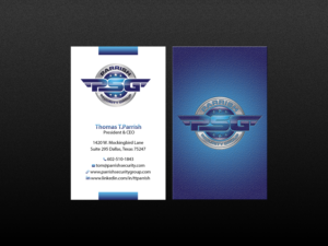 Business Card Design by Creations Box 2015 for Parrish Security Group | Design: #10425936