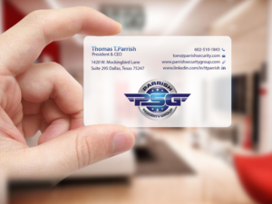 Business Card Design by Creations Box 2015 for Parrish Security Group | Design: #10425942