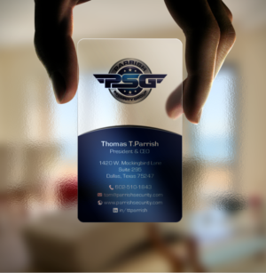 Business Card Design by chandrayaan.creative for Parrish Security Group | Design: #10441973