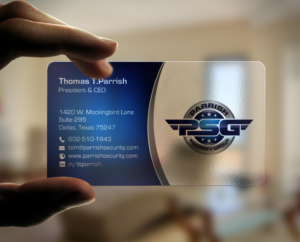 Business Card Design by chandrayaan.creative for Parrish Security Group | Design: #10441992