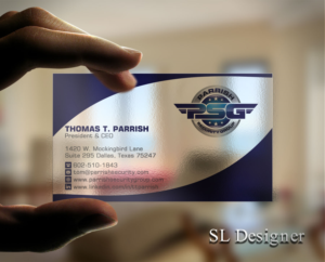 Business Card Design by SL Designer for Parrish Security Group | Design: #10424443