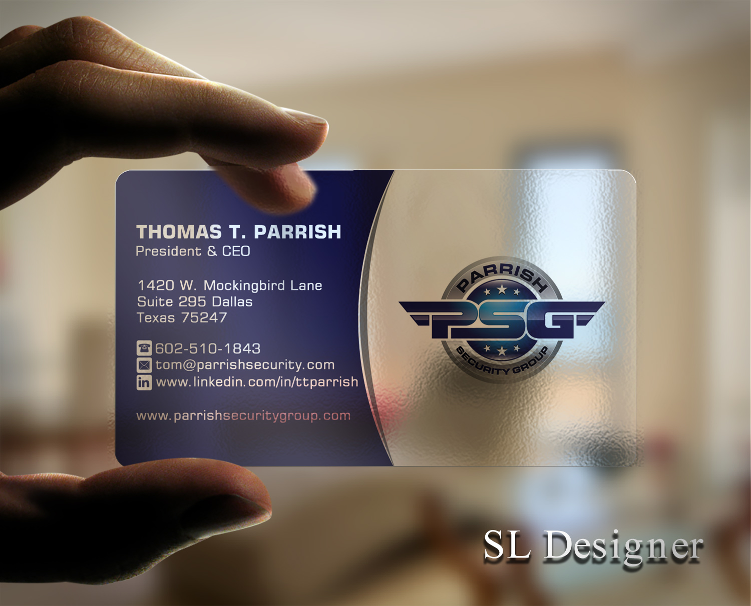 Business Card Design by SL Designer for Parrish Security Group | Design #10426243