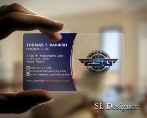 Business Card Design by SL Designer for Parrish Security Group | Design: #10426243