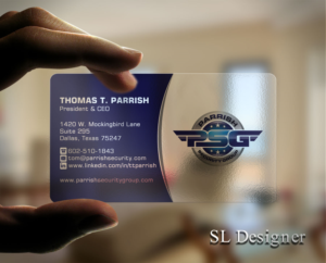 Business Card Design by SL Designer for Parrish Security Group | Design: #10439007