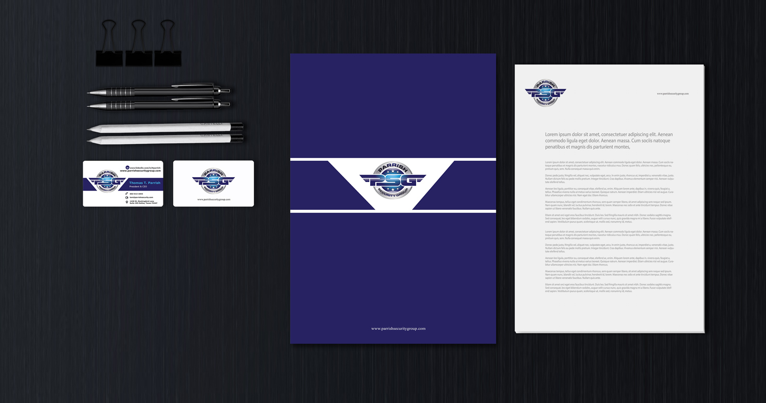Business Card Design by larrybert88_mahumot for Parrish Security Group | Design #10480584