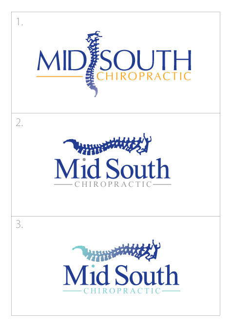 Logo-Design von Logicspider für Mid South Chiropractic | Design #10406309