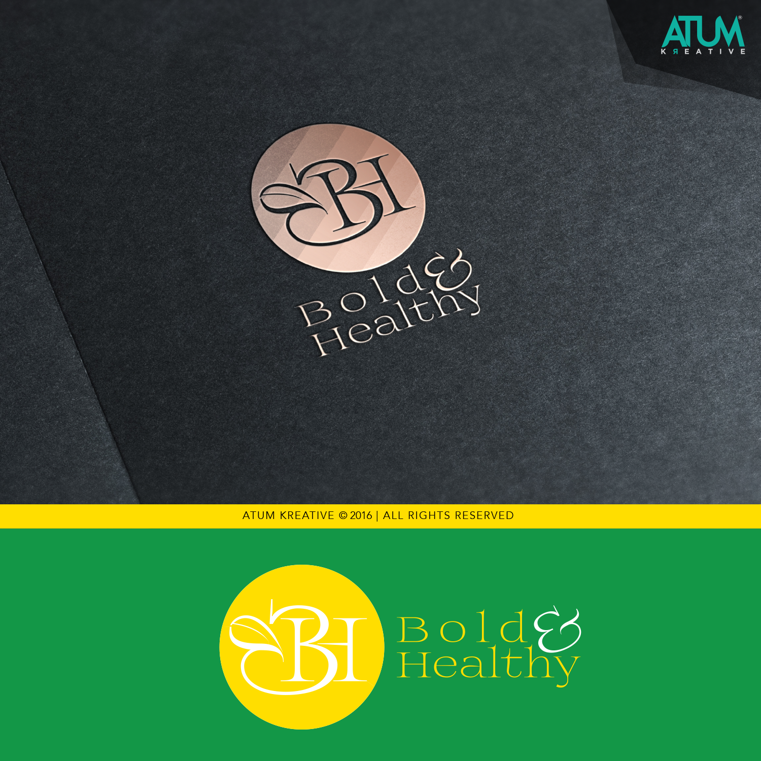 Logo Design by Atum Kreative™ for Bold & Healthy | Design #11311883