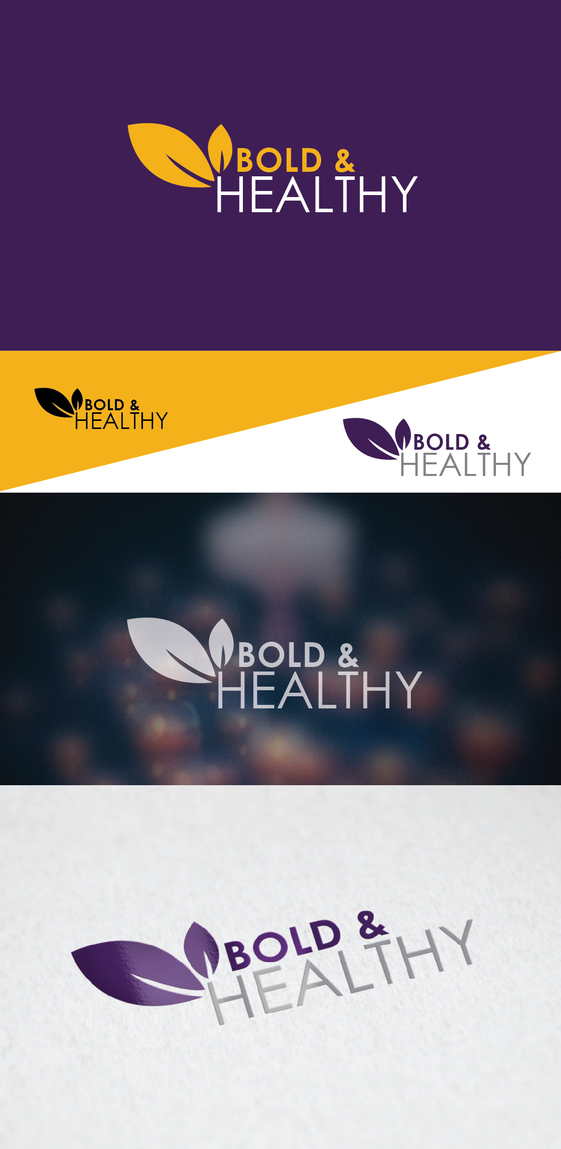 Logo Design by Logo Xtudio for Bold & Healthy | Design #10527169