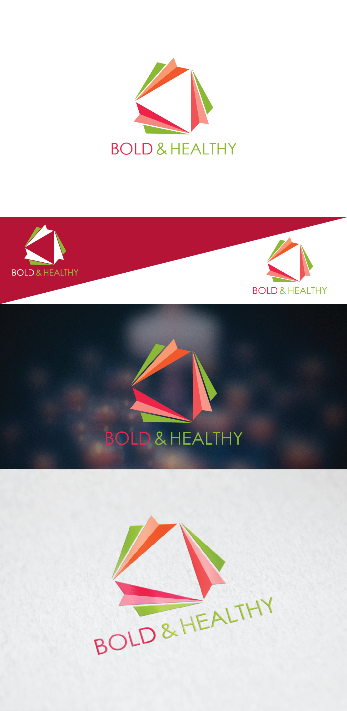 Logo Design by Logo Xtudio for Bold & Healthy | Design #10568934