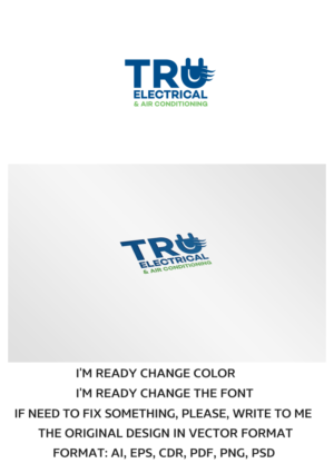 Logo Design by artsterdam for Tru Electrical & Air Conditioning | Design: #10407237