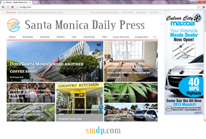 Logo Design by Skwagor for santa monica daily press | Design: #2269866