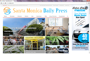 Logo Design by Skwagor for santa monica daily press | Design: #2270410
