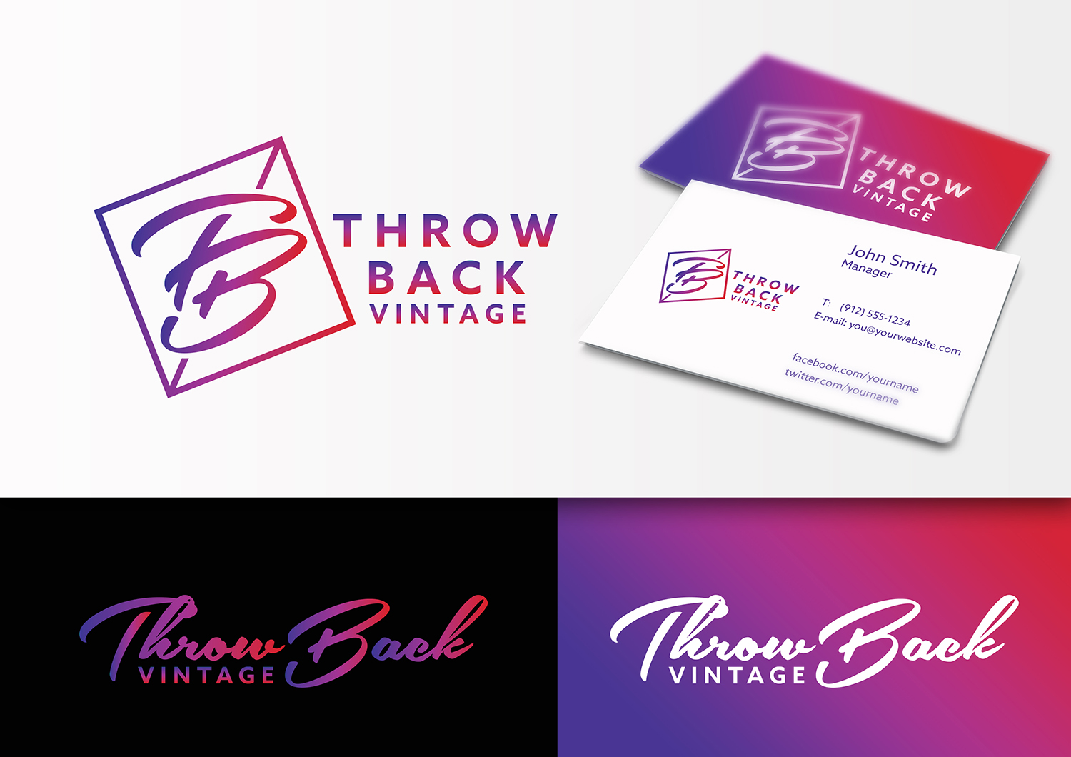 Logo Design by maria-kaz for Throw Back Vintage | Design #10506696