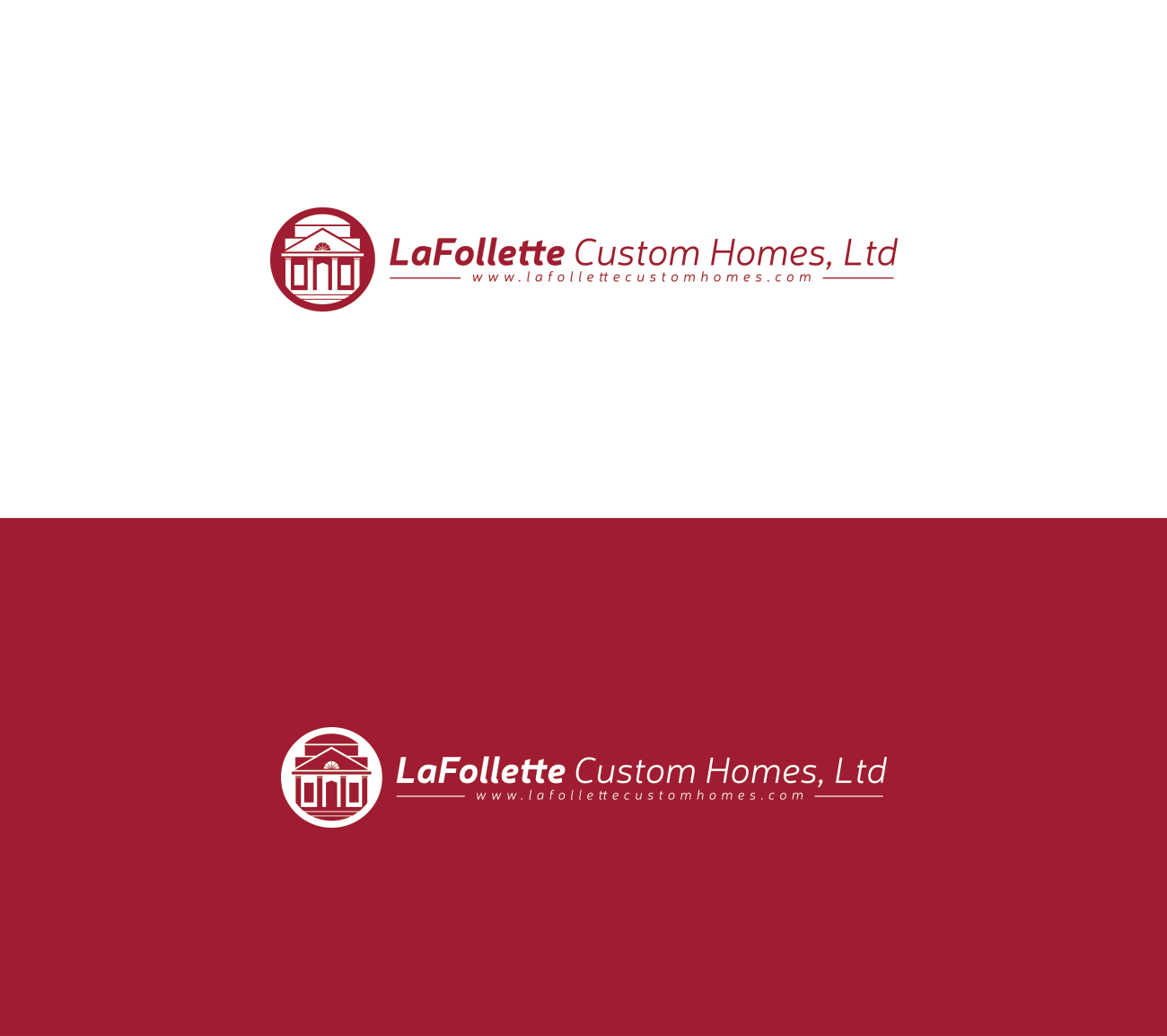 Logo-Design von De Zeel für LaFollette Custom Homes, Ltd. | Design #10533671