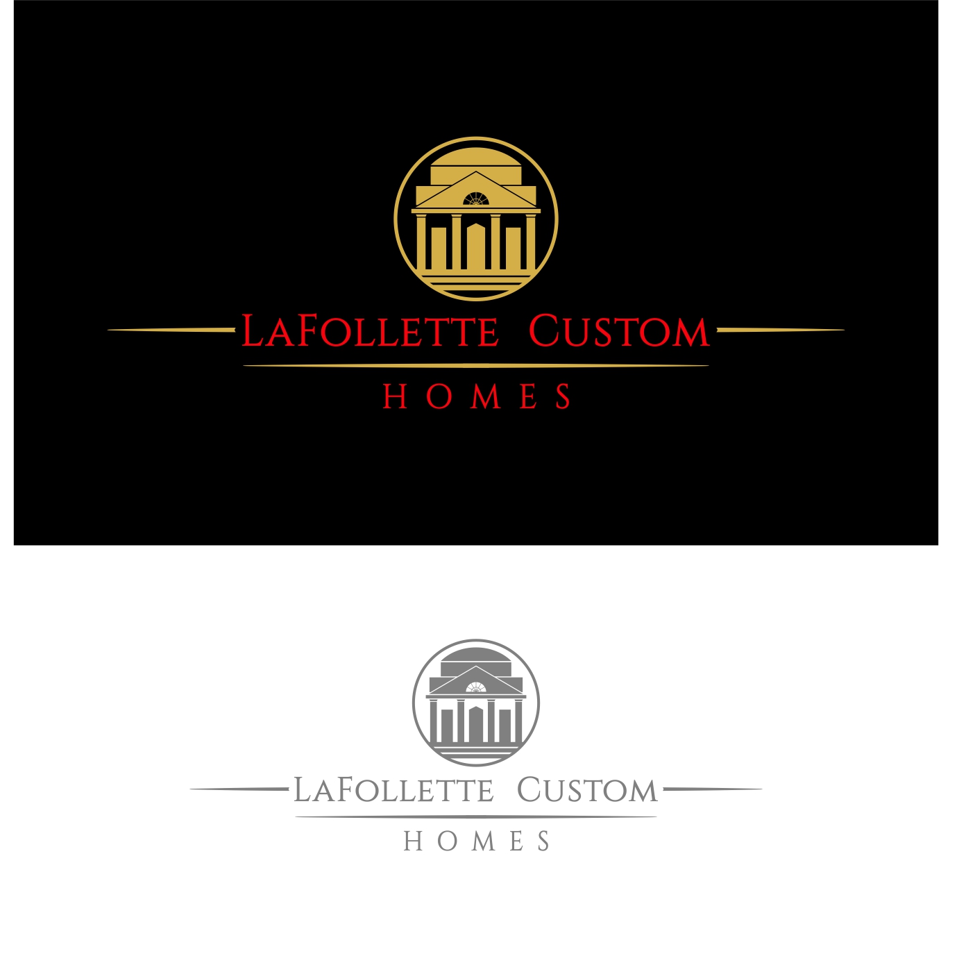 Logo Design by NMHM for LaFollette Custom Homes, Ltd. | Design #10543669