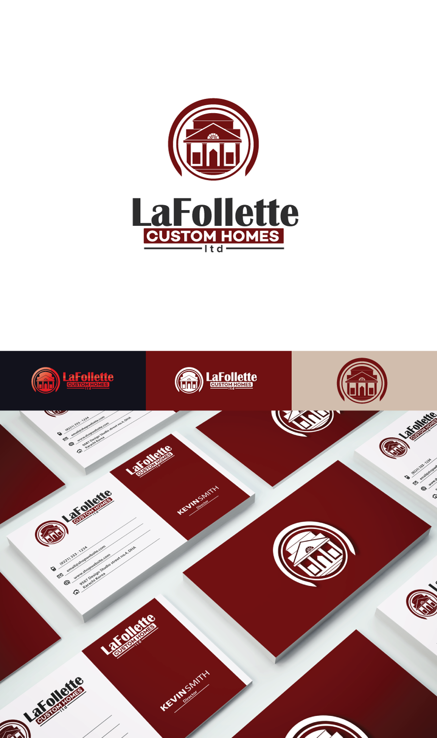 Logo-Design von anonrotide für LaFollette Custom Homes, Ltd. | Design #10575780