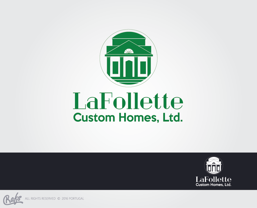 Logo Design by Rafs for LaFollette Custom Homes, Ltd. | Design #10561525