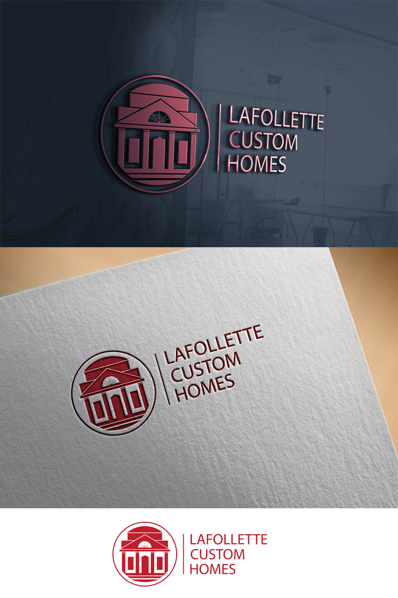 Logo Design by GM Designer for LaFollette Custom Homes, Ltd. | Design #10574075