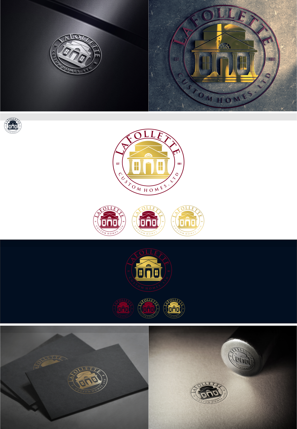 Logo-Design von ARTSM für LaFollette Custom Homes, Ltd. | Design #10621885