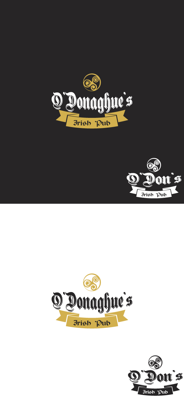 Logo Design by macadesign for O'Donaghue's Irish Pub | Design #10543438