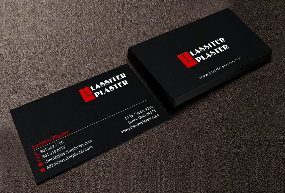 Stationery Design by chandrayaan.creative for Lassiter Plaster | Design #10420951