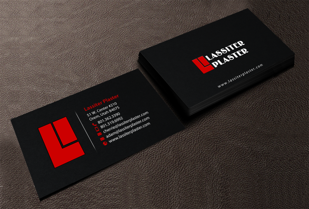 Stationery Design by chandrayaan.creative for Lassiter Plaster | Design #10420952