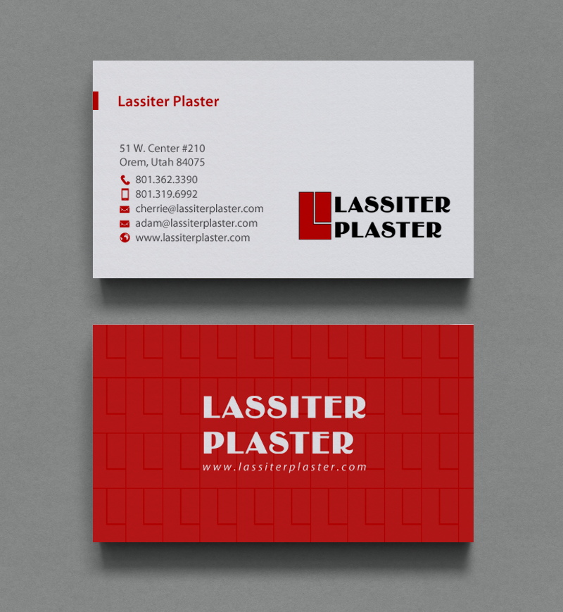 Schreibwaren-Design von chandrayaan.creative für Lassiter Plaster | Design #10420953