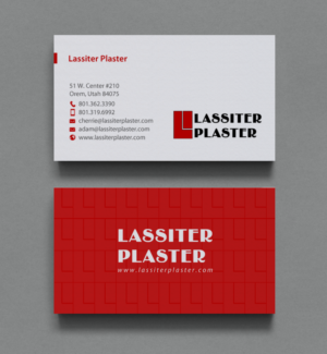 Schreibwaren-Design von chandrayaan.creative für Lassiter Plaster | Design: #10420953