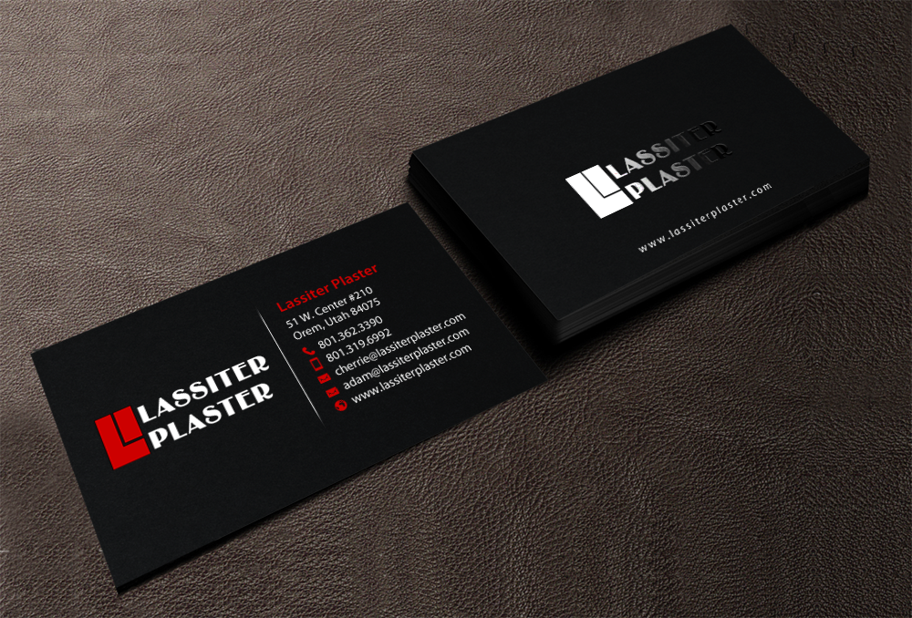 Stationery Design by chandrayaan.creative for Lassiter Plaster | Design #10420954