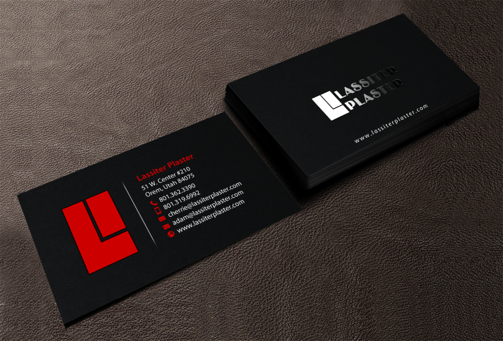 Stationery Design by chandrayaan.creative for Lassiter Plaster | Design #10420955