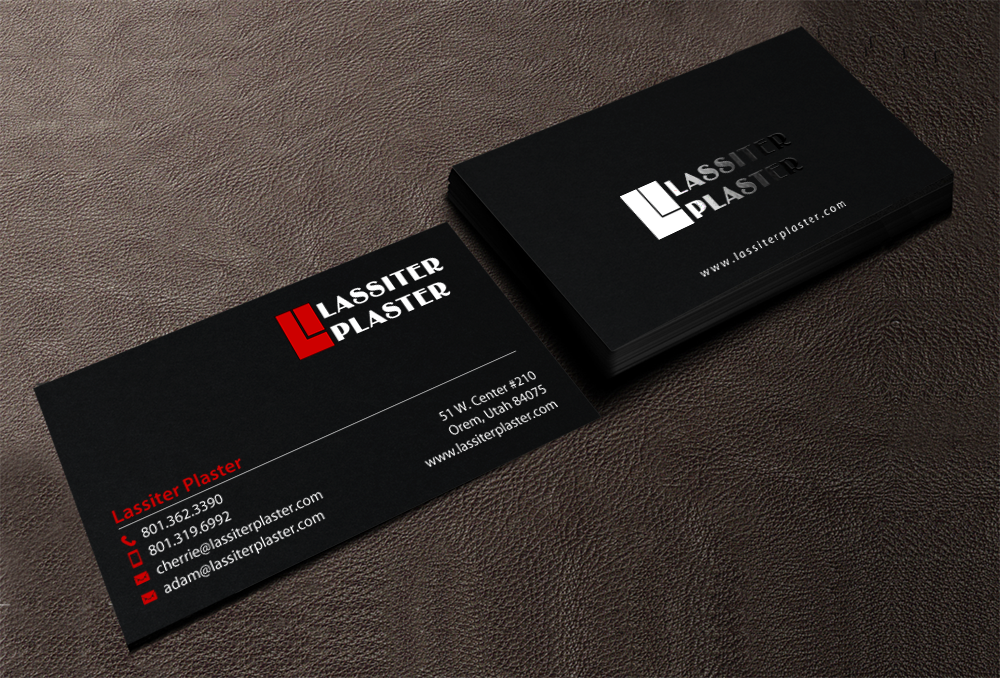 Stationery Design by chandrayaan.creative for Lassiter Plaster | Design #10420956