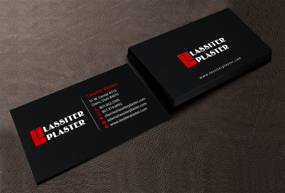 Stationery Design by chandrayaan.creative for Lassiter Plaster | Design #10420957