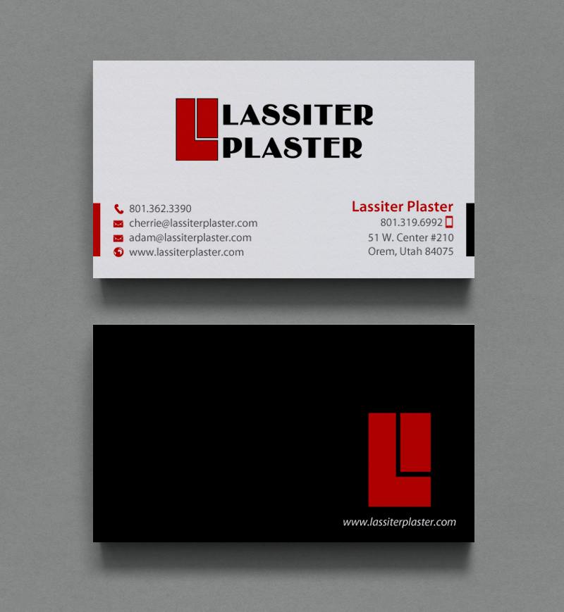 Stationery Design by chandrayaan.creative for Lassiter Plaster | Design #10420960