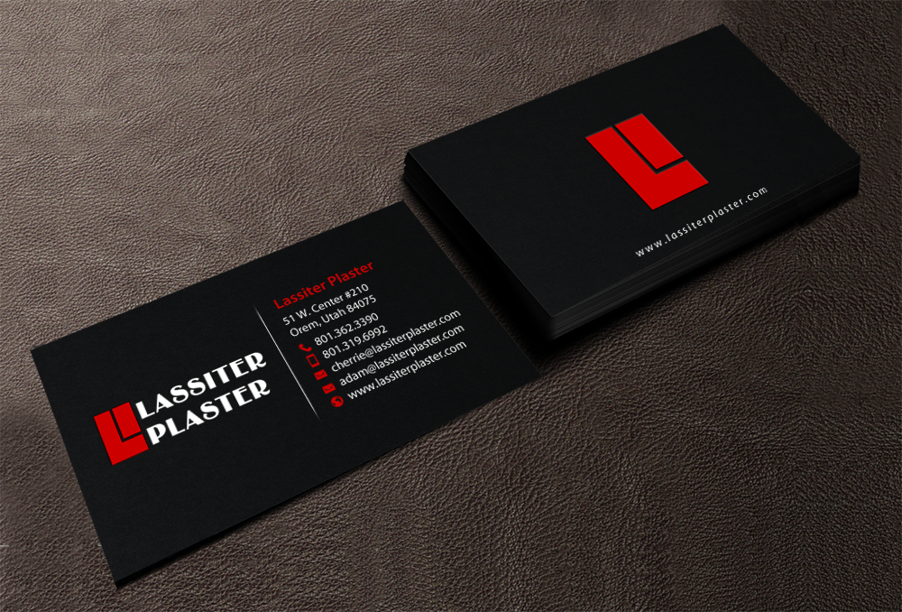 Stationery Design by chandrayaan.creative for Lassiter Plaster | Design #10420961