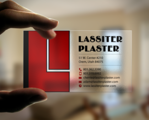 Schreibwaren-Design von chandrayaan.creative für Lassiter Plaster | Design: #10420966