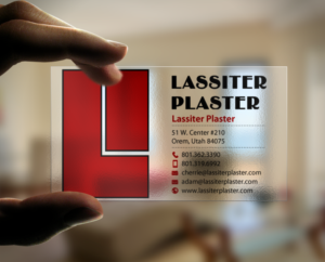 Schreibwaren-Design von chandrayaan.creative für Lassiter Plaster | Design: #10420972