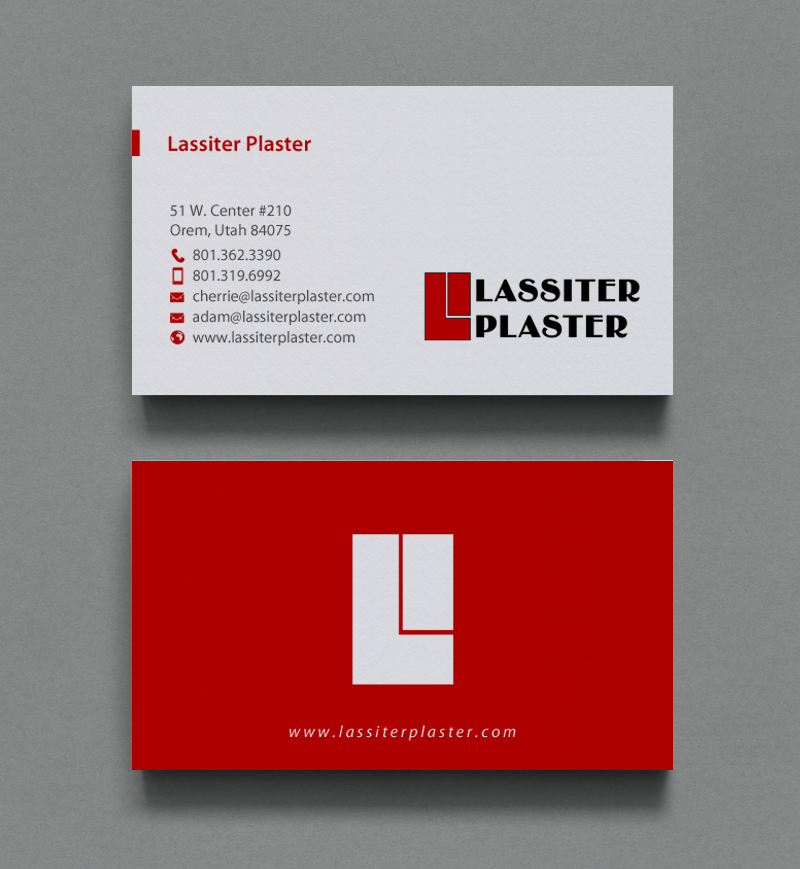Stationery Design by chandrayaan.creative for Lassiter Plaster | Design #10423178