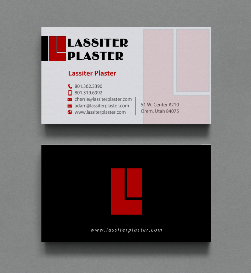Stationery Design by chandrayaan.creative for Lassiter Plaster | Design #10423179