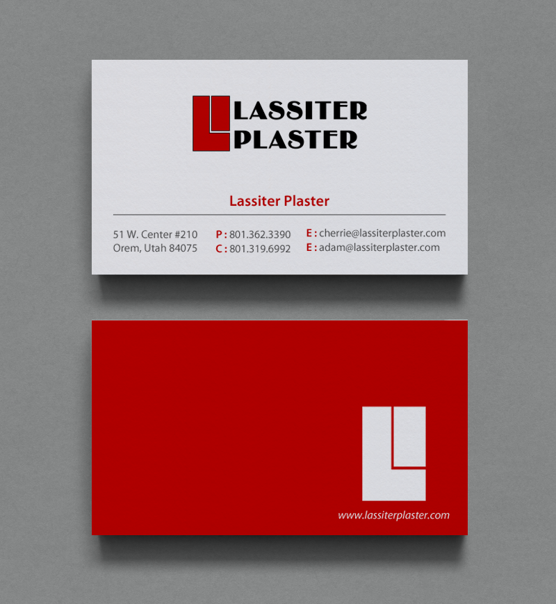 Stationery Design by chandrayaan.creative for Lassiter Plaster | Design #10423180
