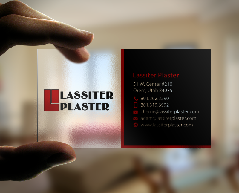 Stationery Design by chandrayaan.creative for Lassiter Plaster | Design #10423181